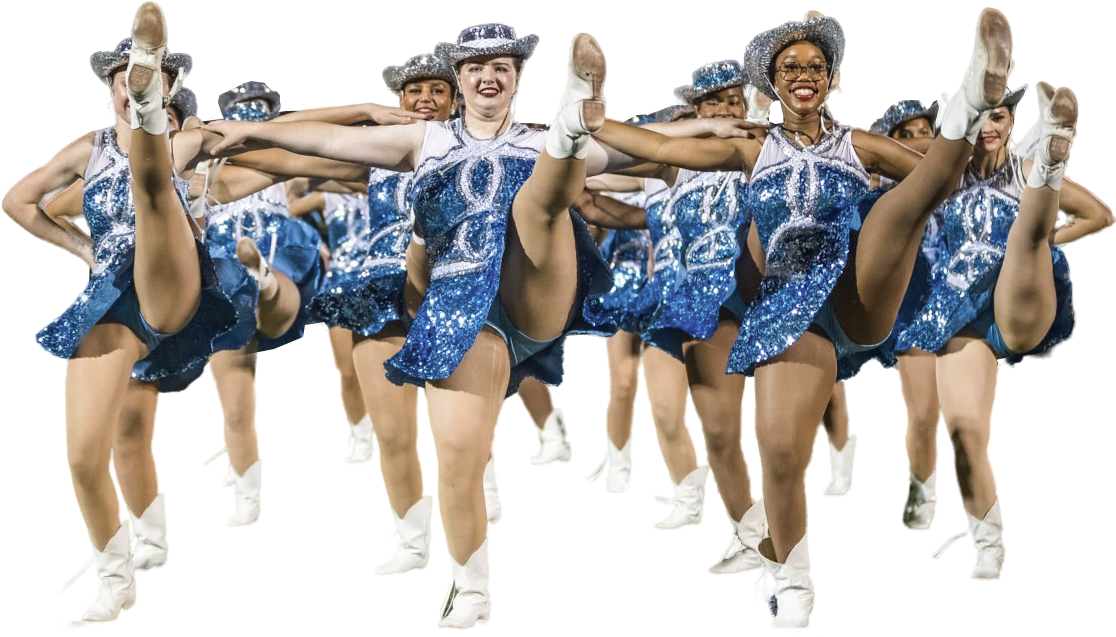 Studenten van de Sweeny High School in Texas.