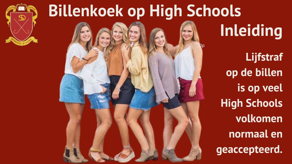 Billenkoek op High Schools - inleiding. Lijfstraf op de billen is op veel High Schools volkomen normaal en geaccepteerd.