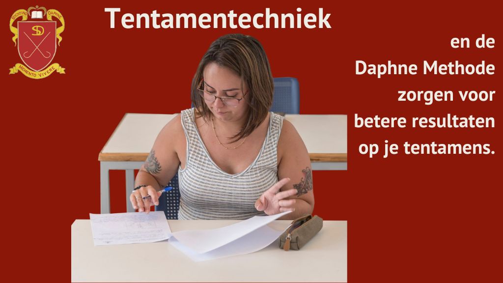 Tentamentechniek en de Daphne Methode zorgen voor betere resultaten op je tentamens.